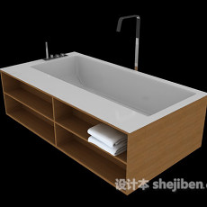 复合式浴缸3d模型下载