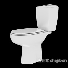 家居浴室坐便器3d模型下载