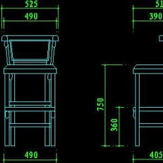 椅子家具图块素材31--CAD图块素材