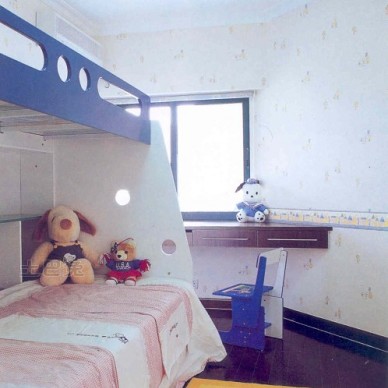 现代简约风格可爱儿童房间效果图