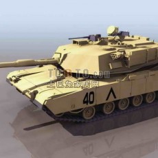 坦克兵器素材143d模型下载
