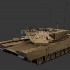 M1坦克3d模型下载