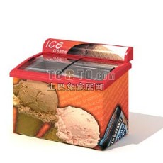 冰淇淋柜3d模型下载