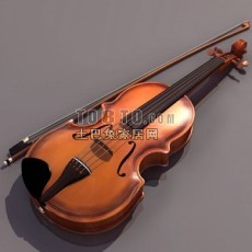 小提琴3d模型下载