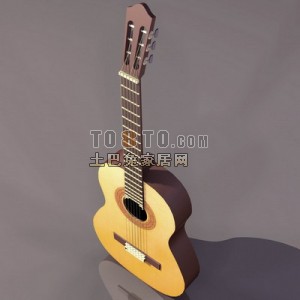 乐器3D模型-3D吉他模型6套