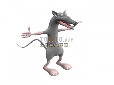 动物3D模型3-3D老鼠模型