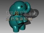 大象玩偶3D模型-080