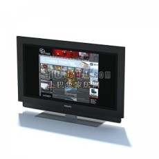 液晶电视机-液晶显示屏3d模型下载