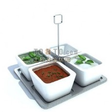 餐具3d模型下载