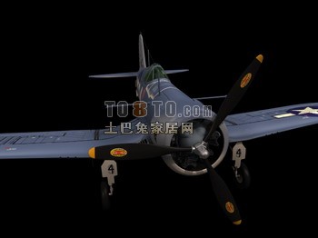 战机模型-飞机3D模型素材5