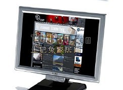 液晶电视机-液晶显示屏3d模型下载
