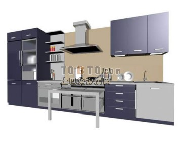 现代厨房3D模型93