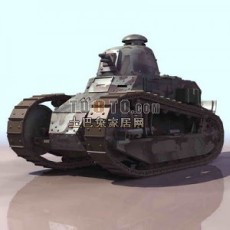 坦克兵器素材103d模型下载