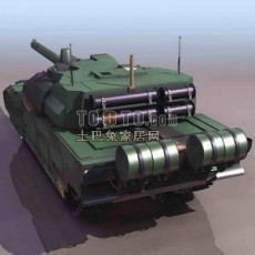 坦克兵器素材83d模型下载