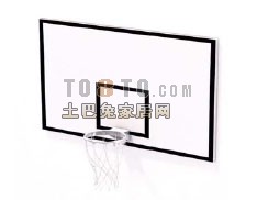 篮球篮板-体育用品3D模型素材