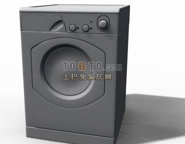 洗衣机-滚筒洗衣机3D模型