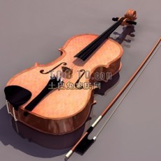 乐器-小提琴3d模型下载