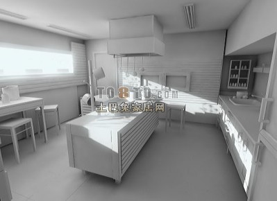 厨房3D模型下载6