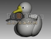 鸭子玩偶3D模型-074