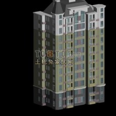 楼房111F3d模型下载