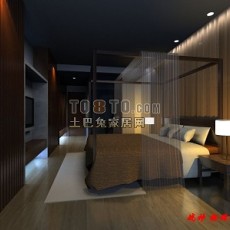高品位卧室空间设计3d模型下载