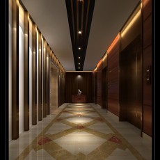 电梯走廊过厅3d模型下载
