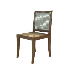 单人藤椅家具3d模型下载