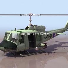 飞机-直升机333d模型下载