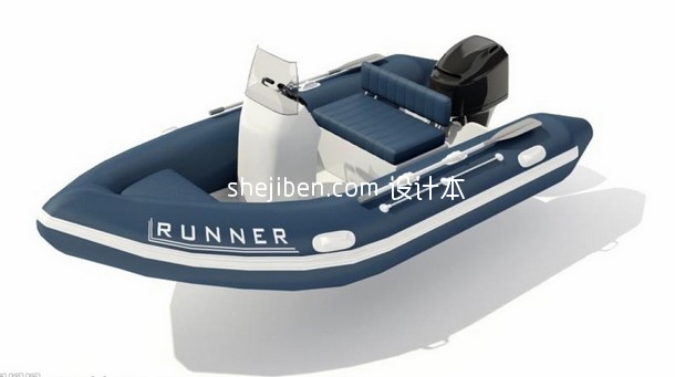 游艇轮船模型3d模型免费下载