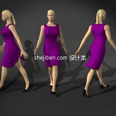 人体12-女人体5-5套3d模型下载