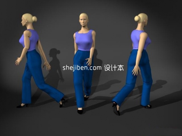 人体11-女人体4-5套3d模型下载