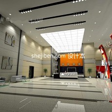 商业展厅3d模型下载