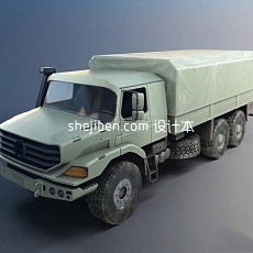 中国军用汽车3d模型下载