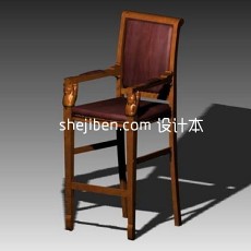 椅凳3d模型下载