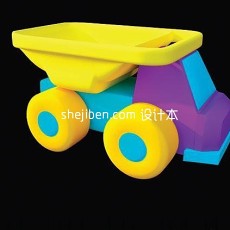 玩具工程车3d模型下载