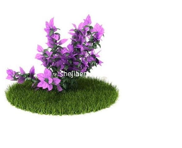 景观花坛3d模型下载