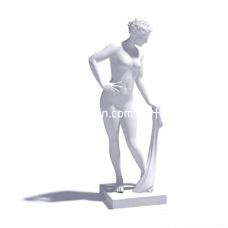 女性艺术雕像模型