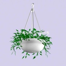 吊篮植物3d模型下载