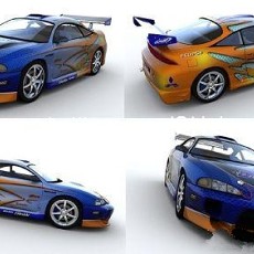 迷你汽车3d模型下载