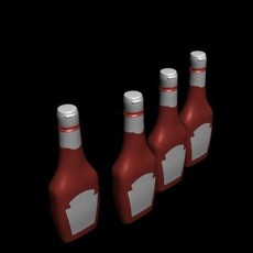 酒瓶子3d模型下载