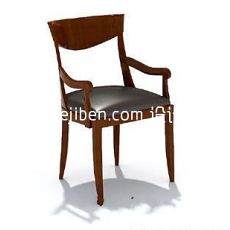 中式餐椅3d模型下载