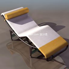 阳台躺椅3d模型下载