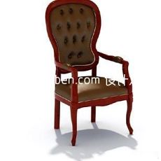 欧式家具座椅扶手3d模型下载