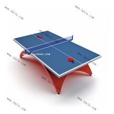 乒乓桌3d模型下载