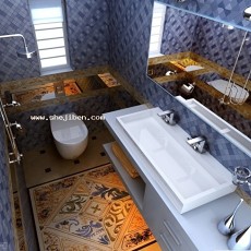 洗手间3d模型下载