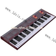 电子琴3d模型下载