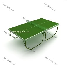 兵乓球桌3d模型下载