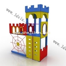 幼儿园-公园设施3d模型下载