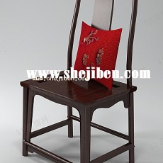 明式家具椅子3d模型下载