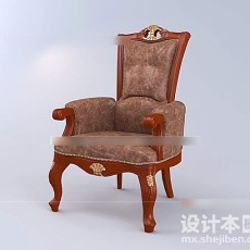 美工家具沙发椅3d模型下载